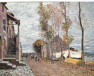 Old Houses at Saint-Mammes, Autumn