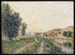 Landscape near Moret-sur-Loing