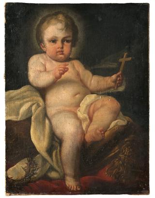 The Christ Child Holding a Cross