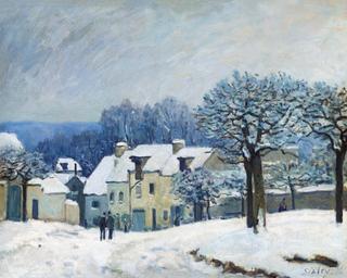 Place Chenil at Marly, Snow