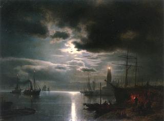 A Moonlit Harbor