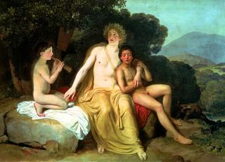 Apollo, Hyacinth and Cyparissus Making Music