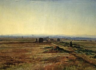 Via Appia at Sunset