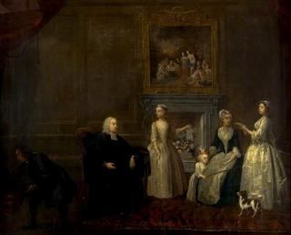 The Vicar of the Parish Visits the Infant Squire