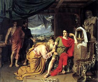 Priam Asking Achilles to Return Hector's Body
