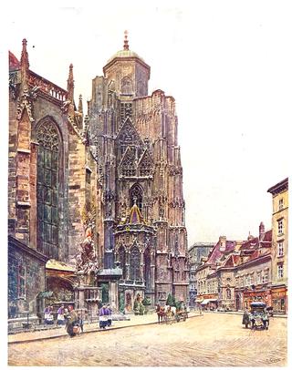 Der Halbturm von St Stephan