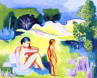 Landscape with Bathers