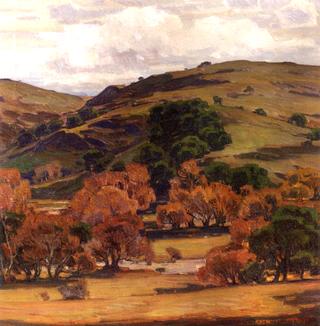 California Brown Hill Scene