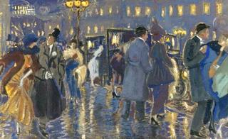 Theatre crowds in Odessa