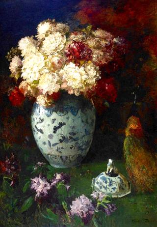 Peonies in Kang-Hsi Vase
