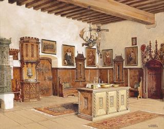 Interior in Tratzberg Castle