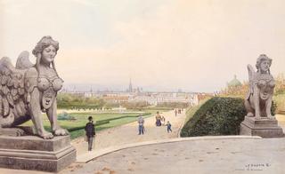 Panorama of Vienna from Belvedere