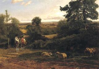 Hereford, from the Haywood, Noon
