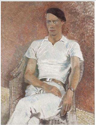 Young man in beret