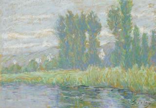 Banks of the Seine at La Roche-Guyon