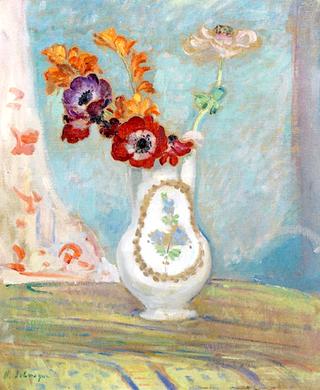 Vase of Anemones