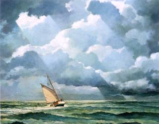 Sailing under Stormy Sky