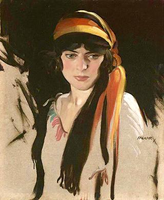 The silk scarf