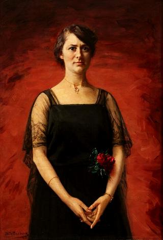 Portrait in Black and Red