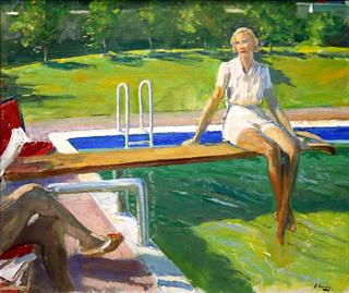 The Viscountess Castlerosse, Palm Springs
