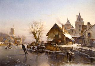 Skaters on the Canal