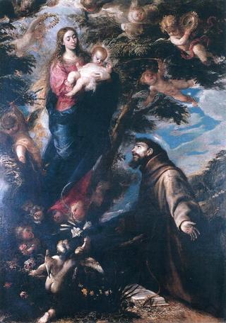 Apparition of the Virgin to St. Francis of Assisi