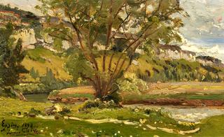 Landscape study at Eysins