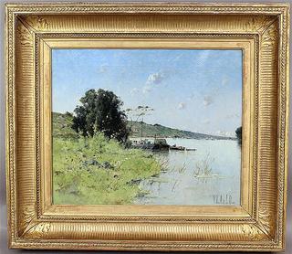Moored Barge