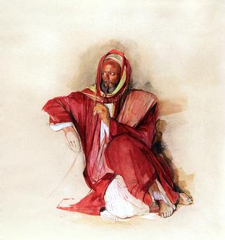 Seated Arab Merchant at Suez