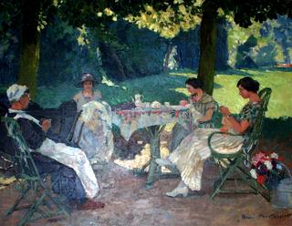 Sewing in the Garden