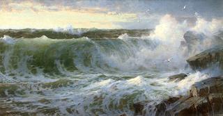 Rocky Surf off Rhode Island