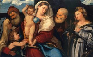 Madonna and Child with Saints