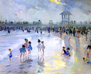 Late Afternoon at Brighton Beach