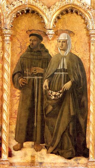 Polyptych of St Anthony - St Francis and St Elizabeth