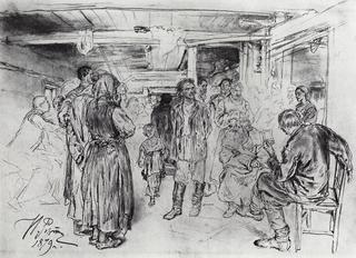 The Arrest of a Propagandist (sketch)