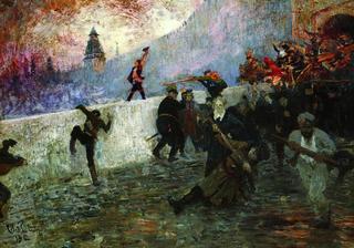The Siege of Moscow in 1812