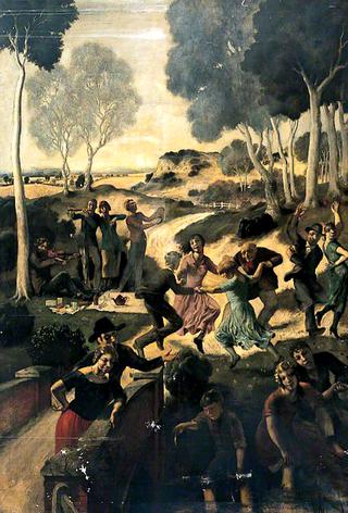 Picnic in the Country with Musicians and Dancers