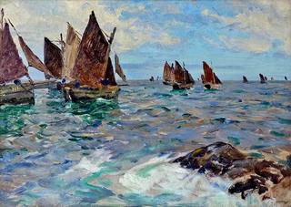 Fishing Boats near Polperro