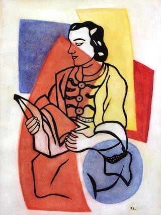 Reading, Portrait of Nadia