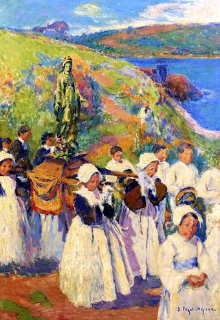 The Procession of Fête-Dieu in Brittany