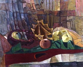 Dried Leaves and Apples