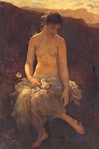 A fairy with a butterfly