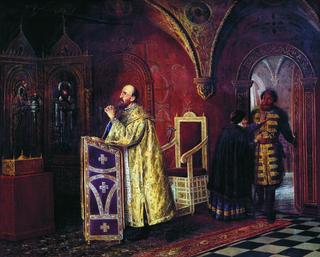 Ivan Terrible in the Chapel