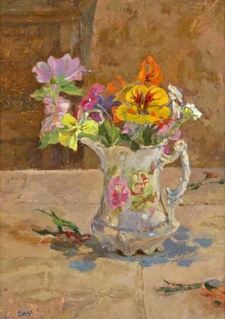 Flowers in Victorian Jug