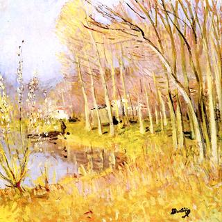Poplars by the Etang
