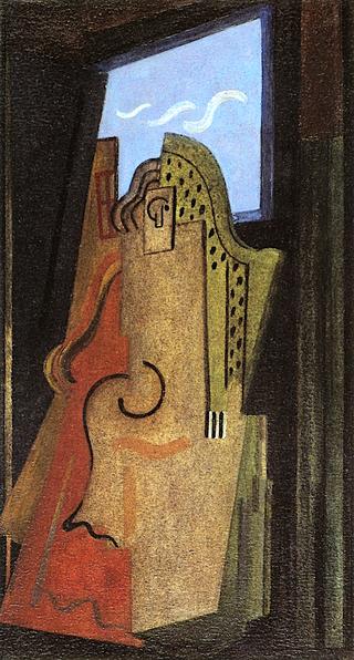 Figure in Blue