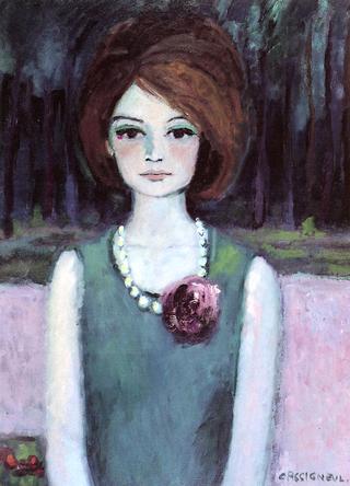 Young Woman with Necklace