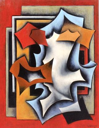 Forms on a Red Background