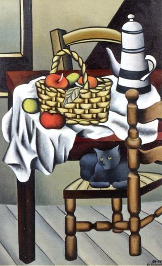 Still Life with Cat