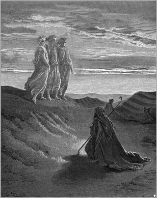 Abraham, God And Two Angels